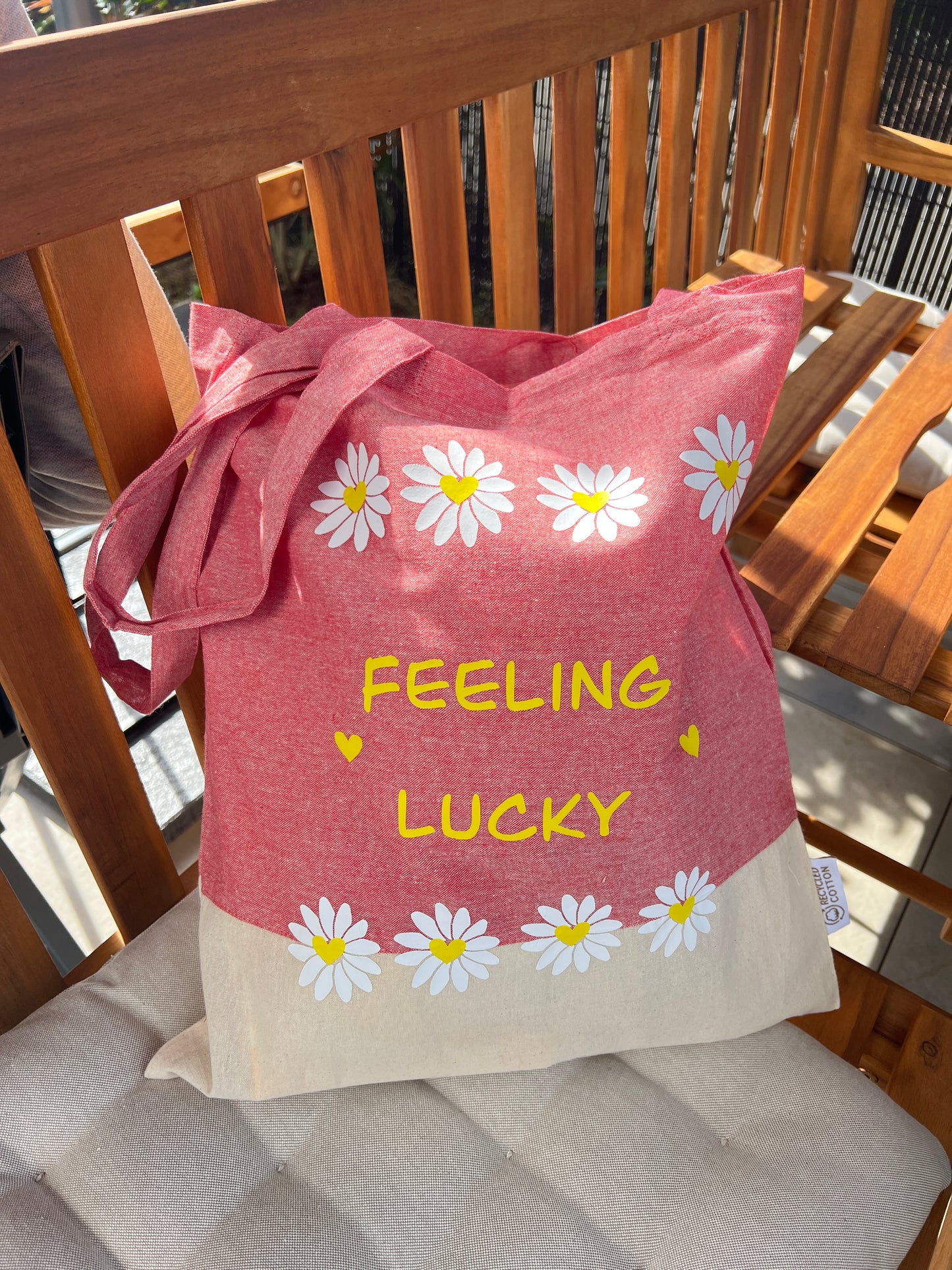Tote bag feeling lucky