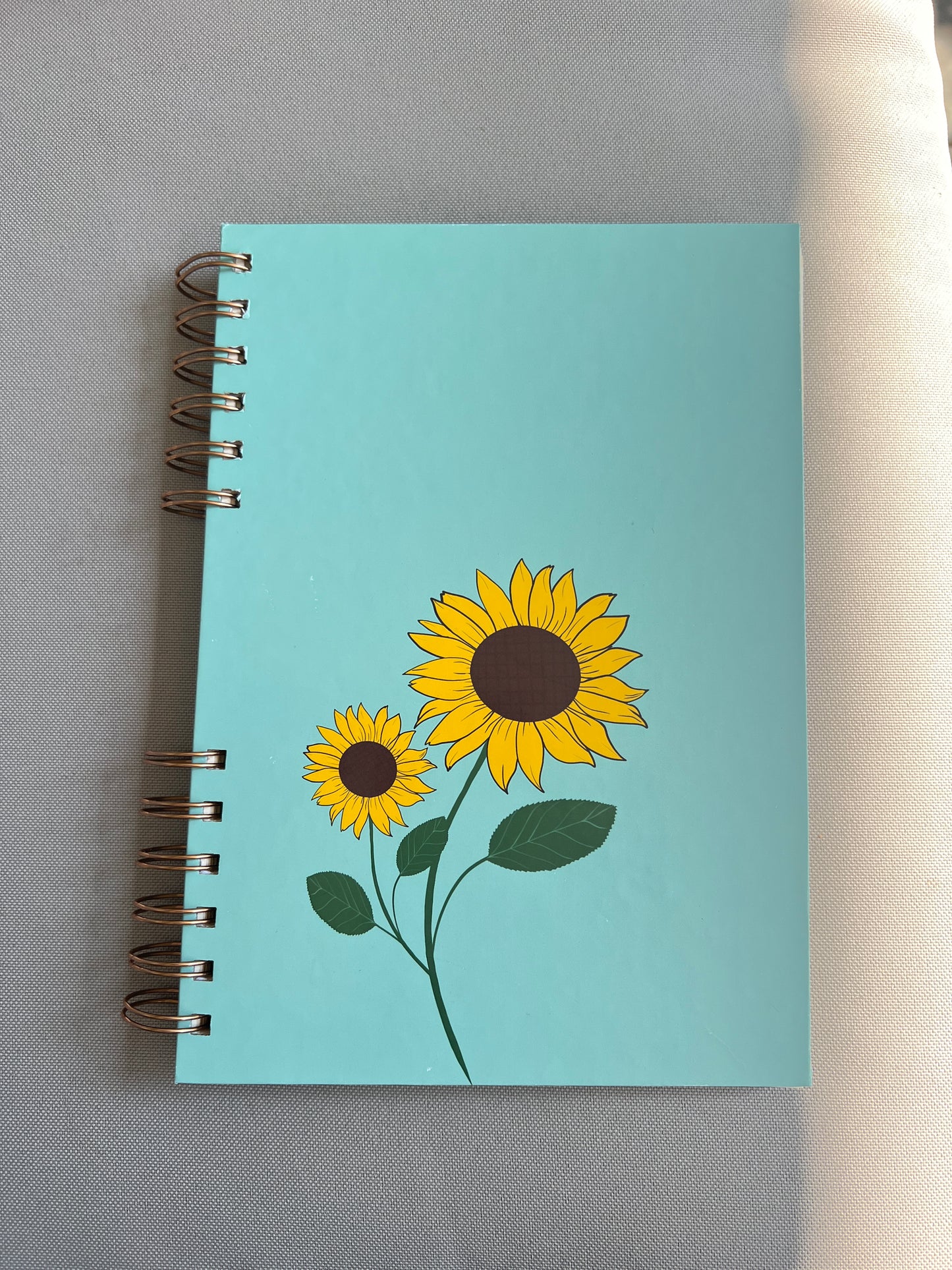 Carnet de notes tournesol
