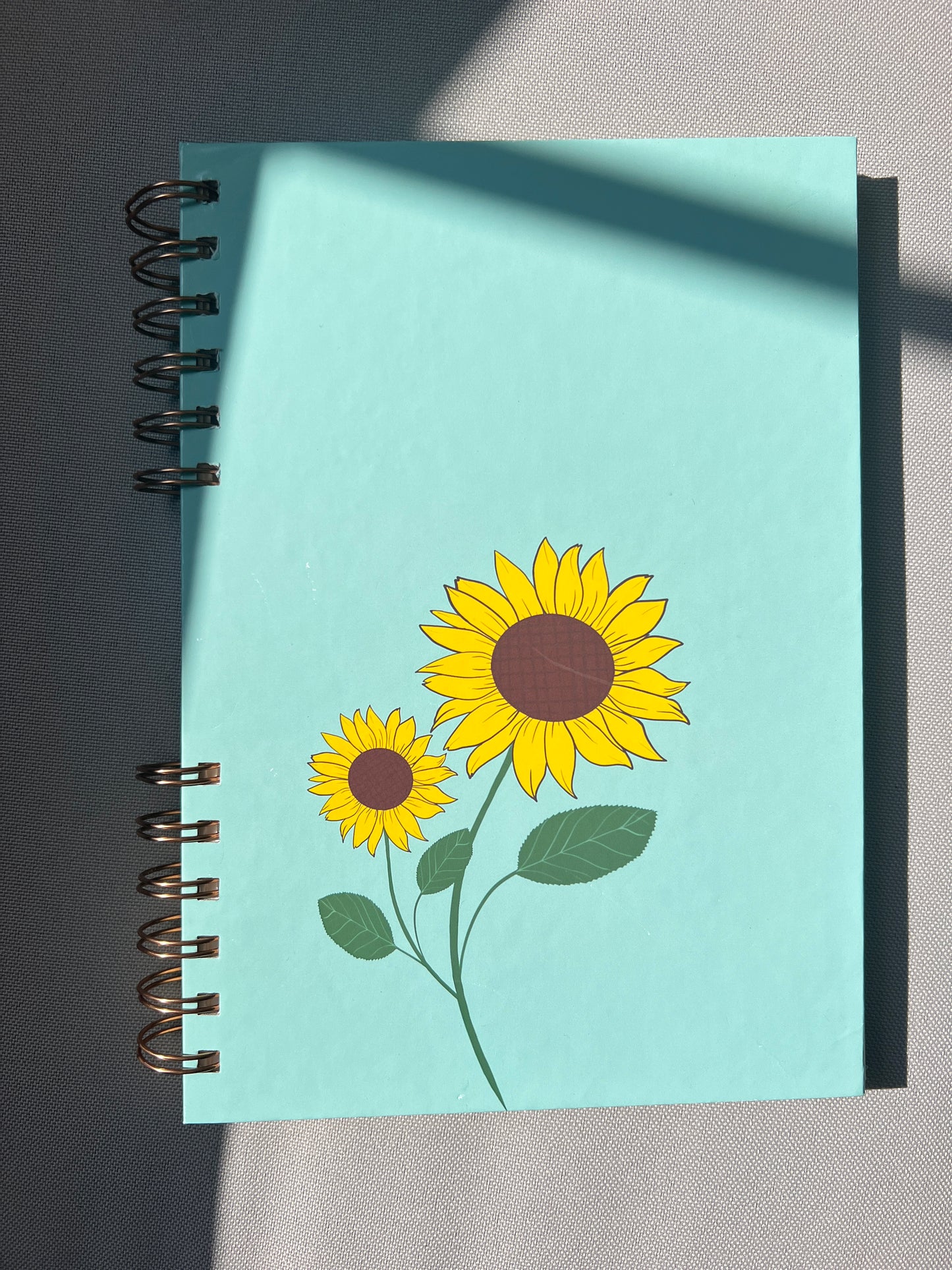Carnet de notes tournesol