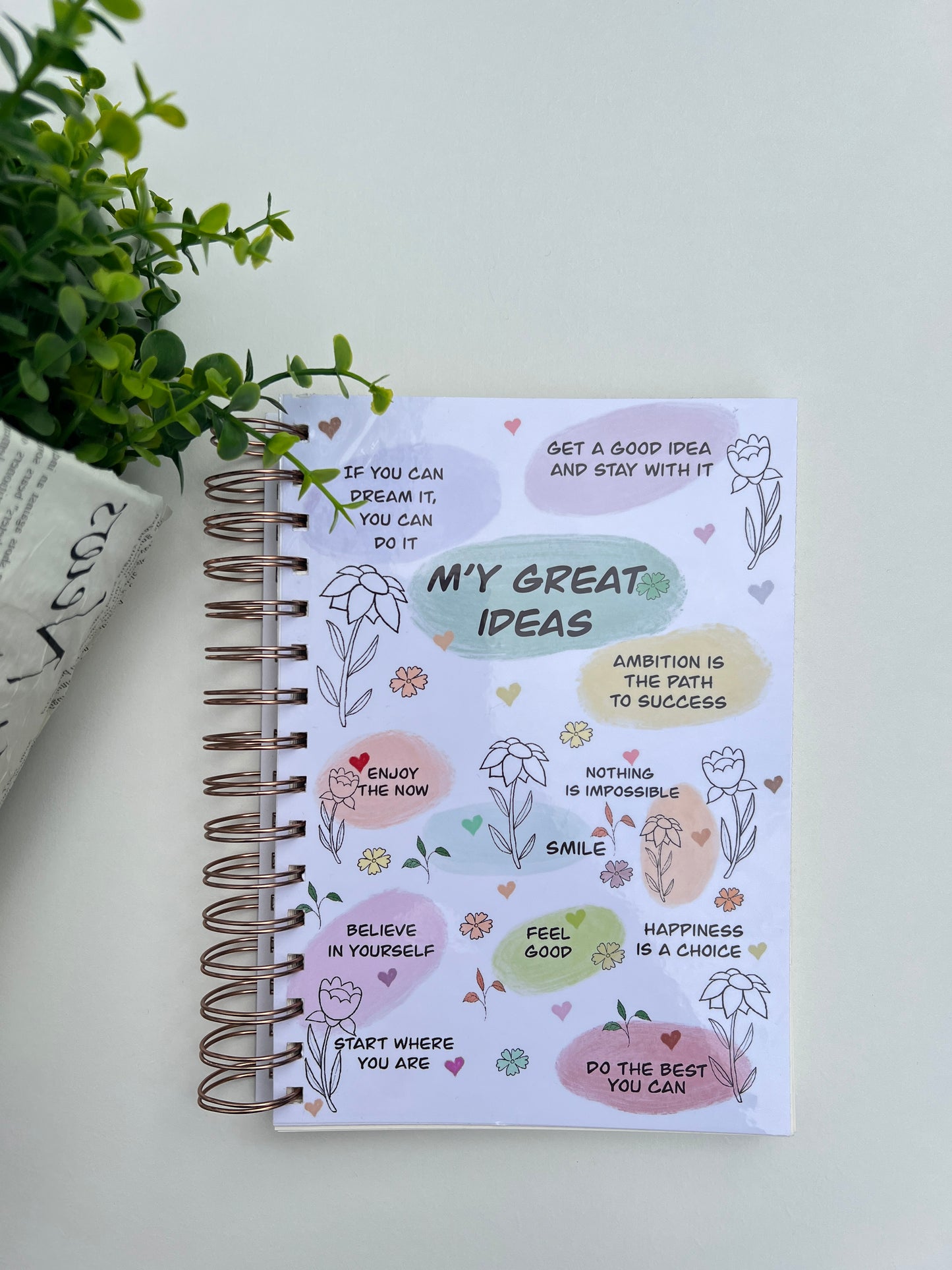 Carnet de notes positive vibe