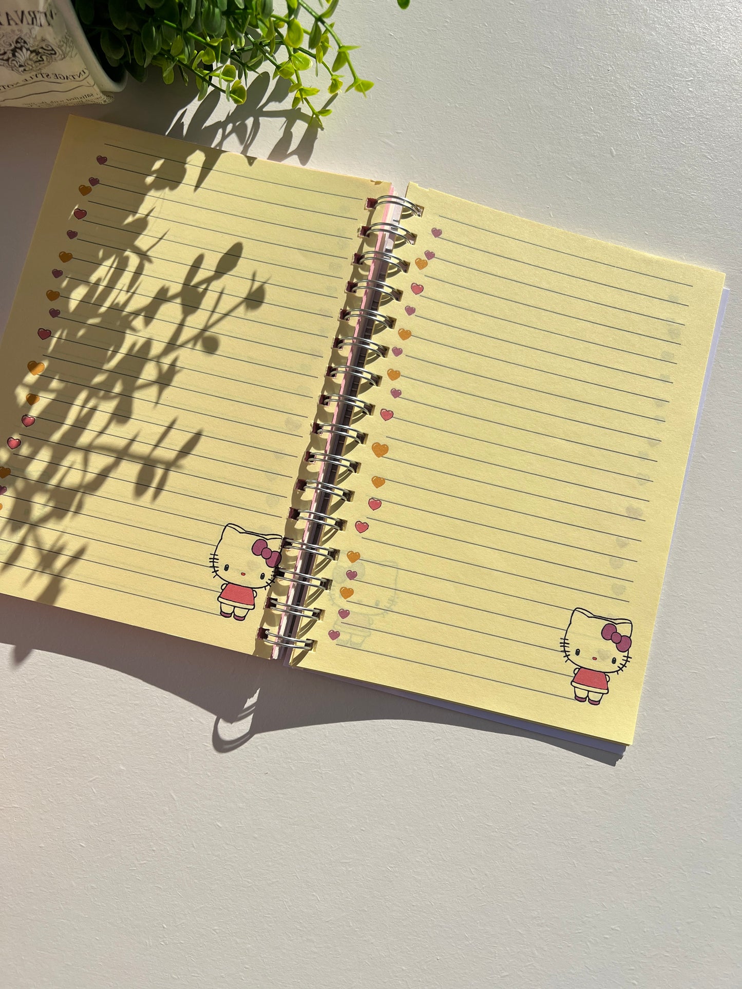 Carnet de notes kitty personnalisé