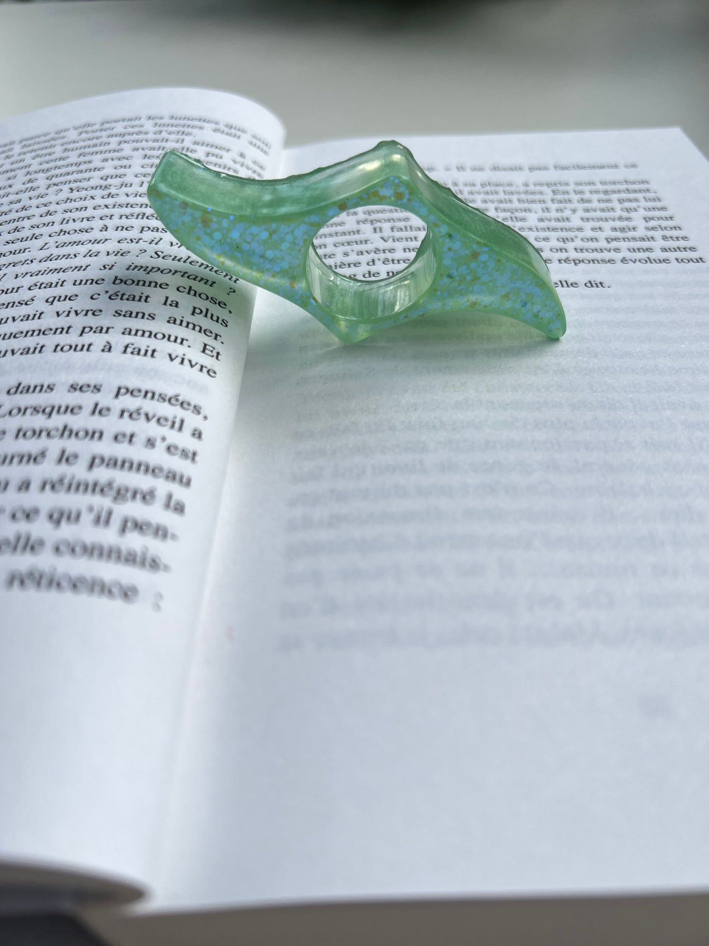 Bague de lecture losange