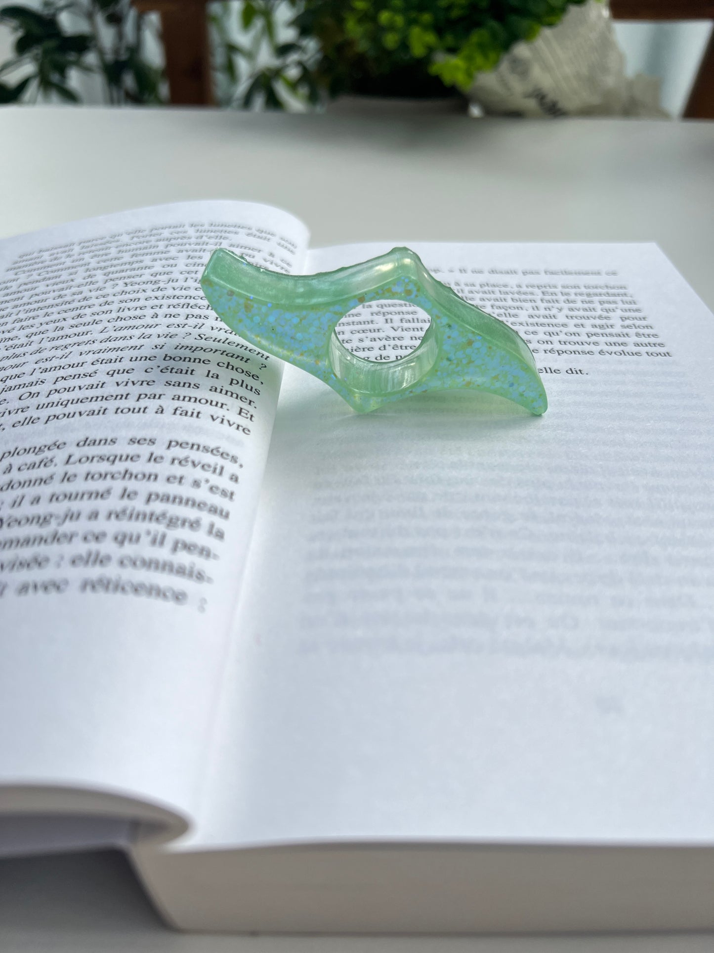 Bague de lecture losange