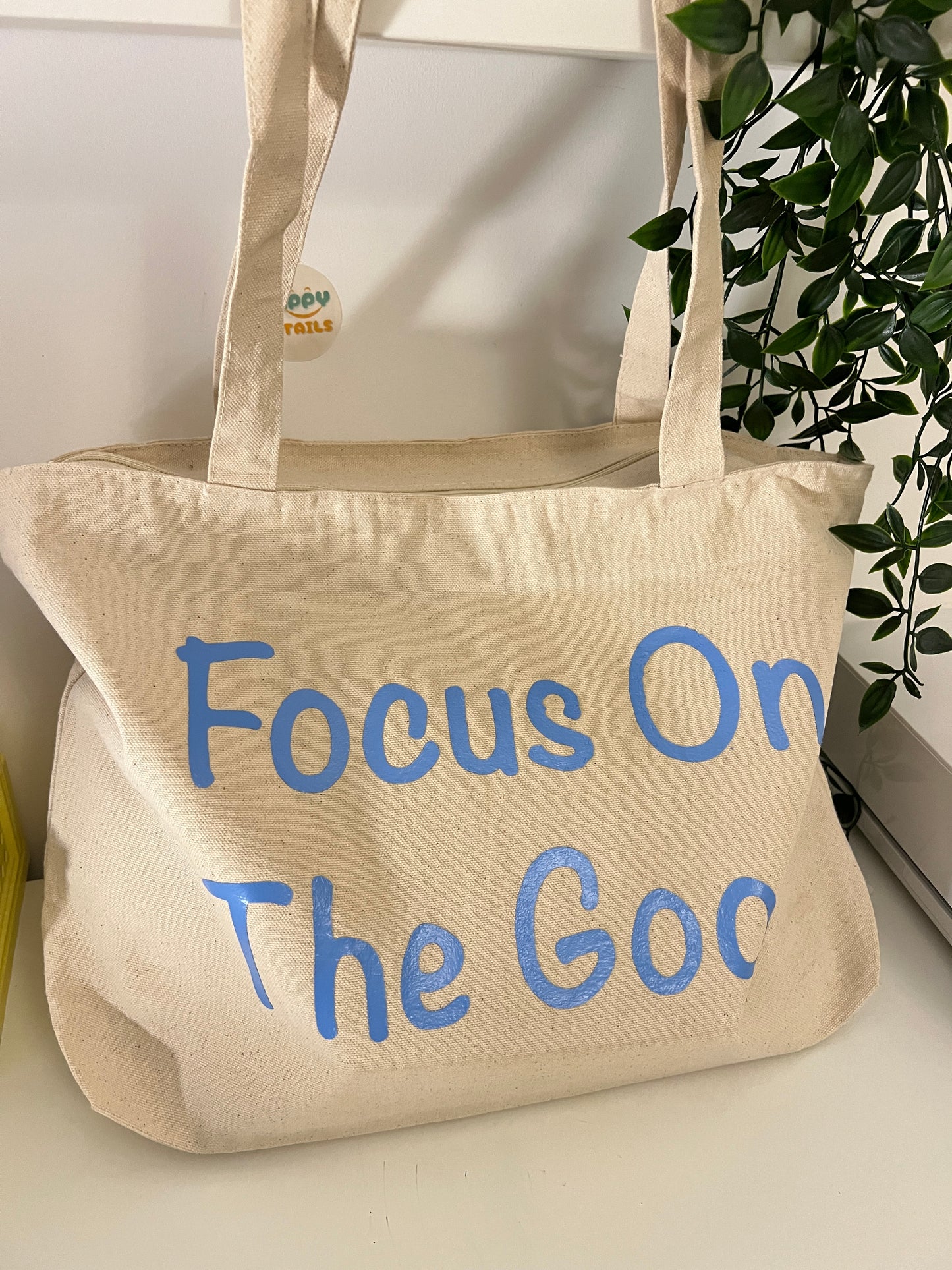 Tote bag avec fermeture éclair