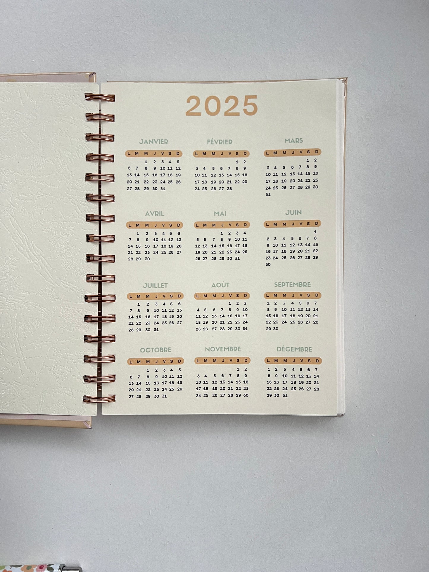 Carnet de notes personnalisé stylo mug to do list et daily planner