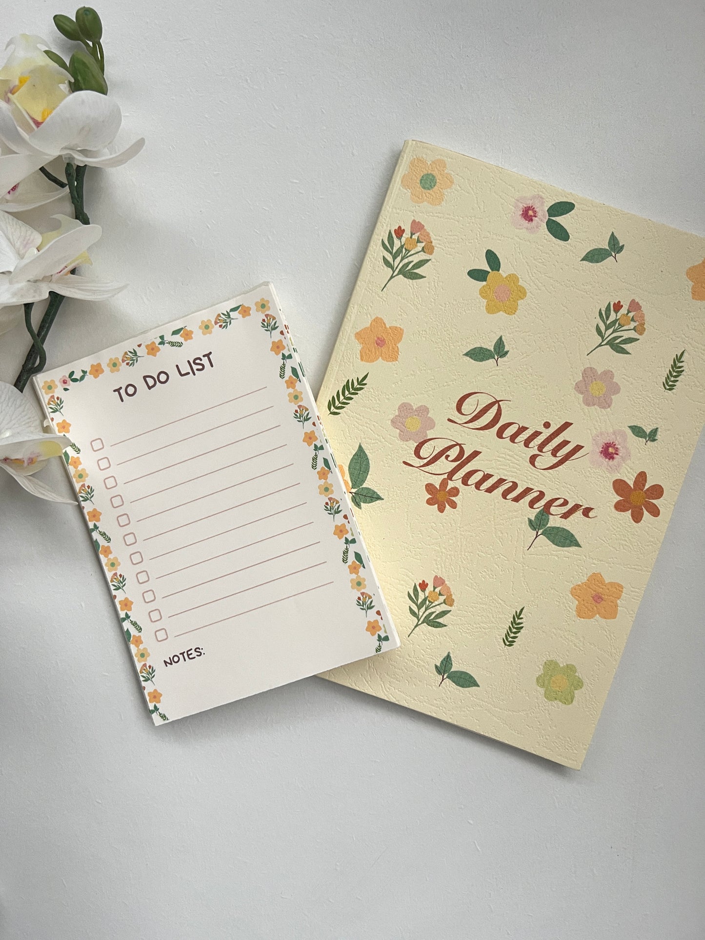Carnet de notes personnalisé stylo mug to do list et daily planner