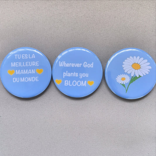 Ensemble de trois broches