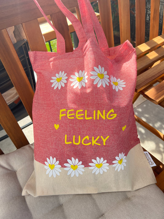 Tote bag feeling lucky
