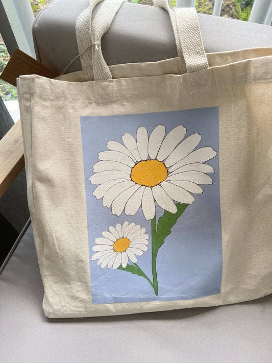 Tote bag marguerite