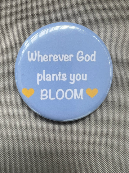 Broche à message Bloom