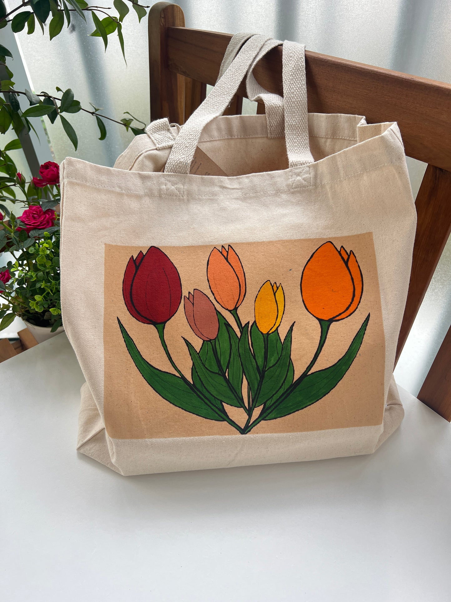 Tote bag tulip