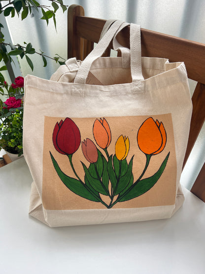 Tote bag tulip