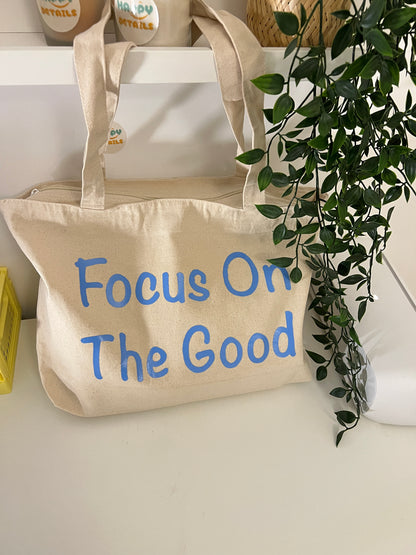 Tote bag avec fermeture éclair