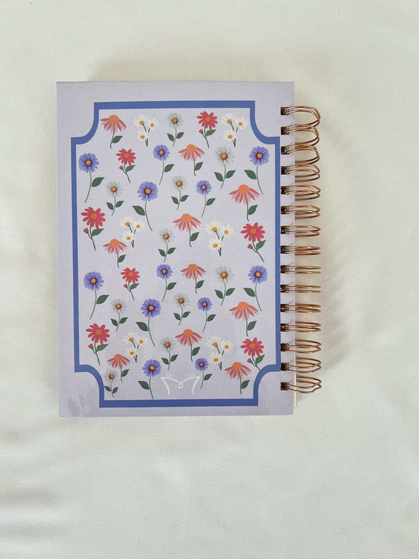 Carnet de notes motif fleurs de printemps