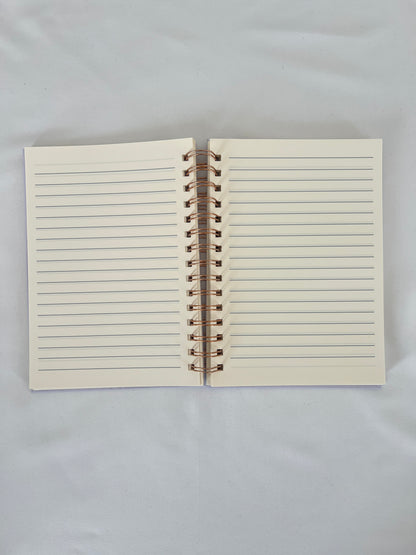 Carnet de notes motif fleurs de printemps